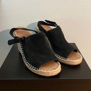 TOMS Monica Wedge Sandal - Black